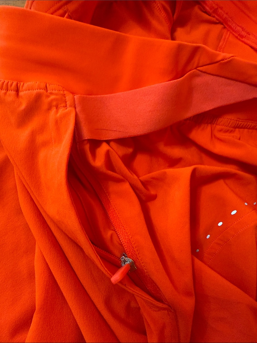 lululemon athletica Men's Bright Orange Jogger Sweatpants - Picture 4 of 7